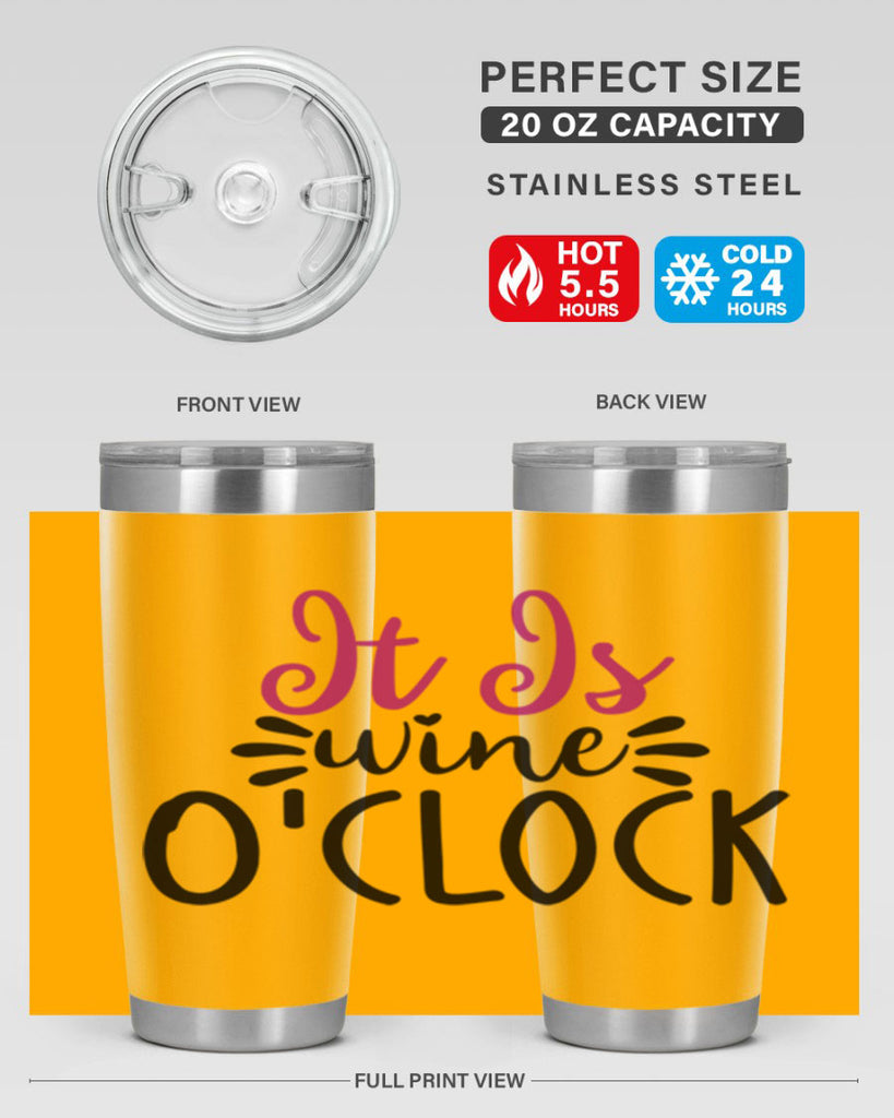 it is wine oclock 191#- wine- Tumbler