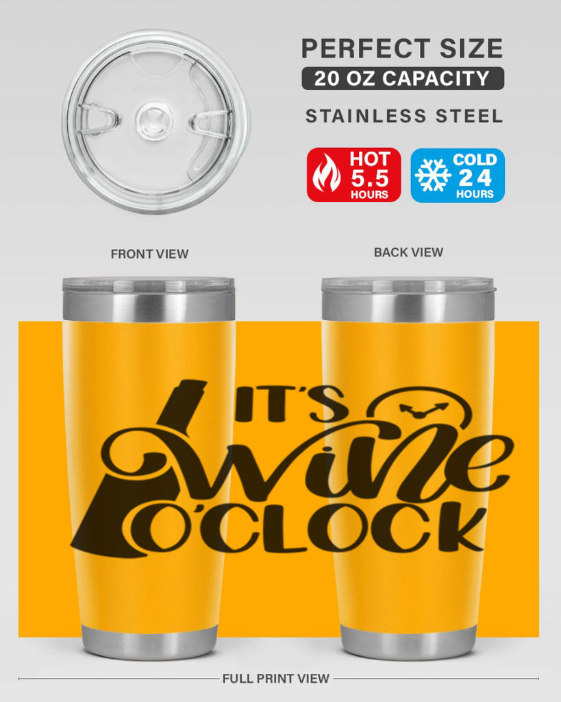 its wine oclock 47#- wine- Tumbler