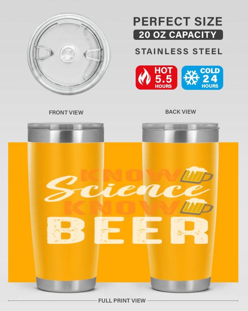 know science know beer 148#- beer- Tumbler