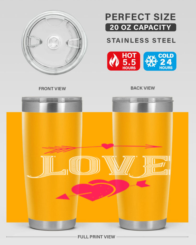 love 41#- valentines day- Tumbler