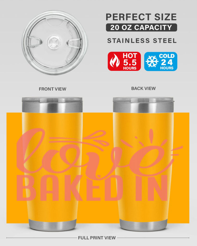 love baked in 13#- kitchen- Tumbler