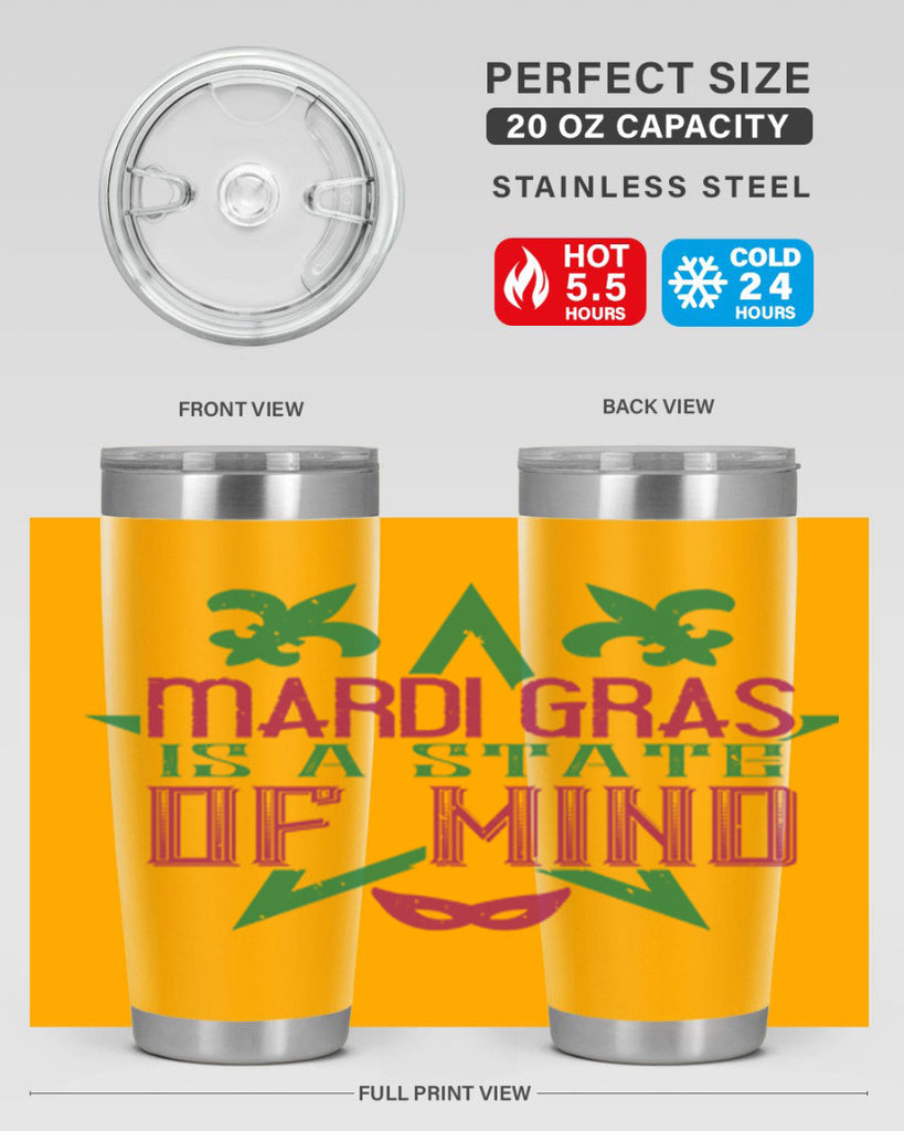 mardi gras is a state of mind 47#- mardi gras- Tumbler