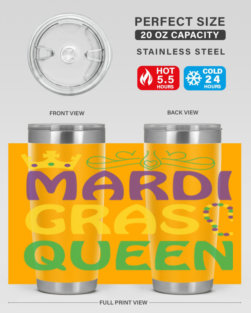 mardi gras queen 8#- mardi gras- Tumbler