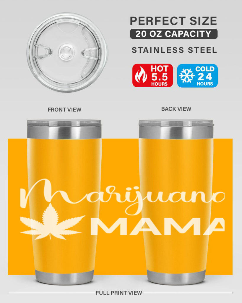 marijuana mama 203#- marijuana- Tumbler