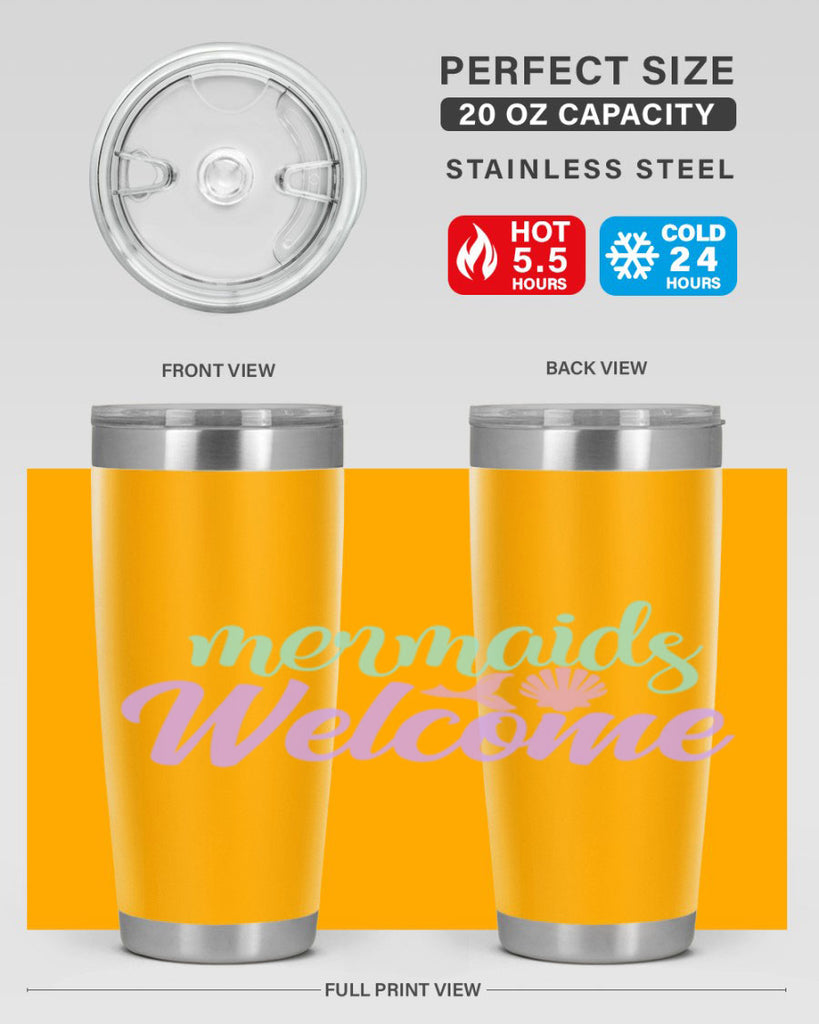 mermaids welcome 6#- mermaid- Tumbler