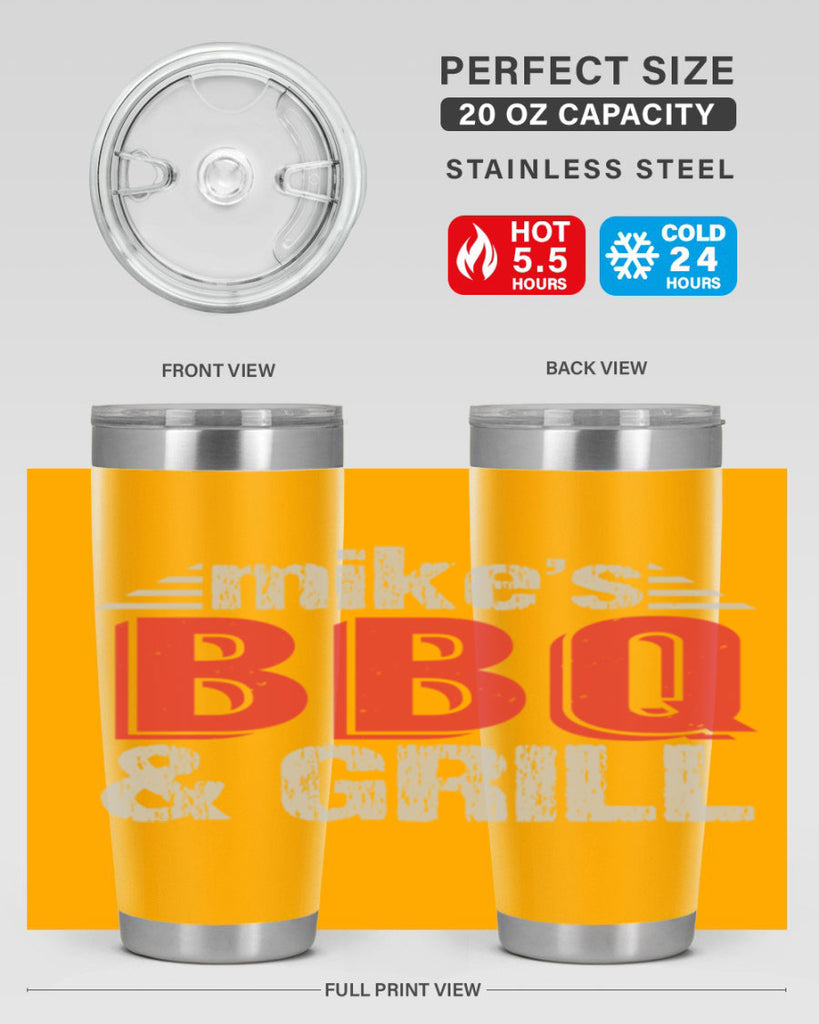 mikes bbq and grill 23#- bbq- Tumbler