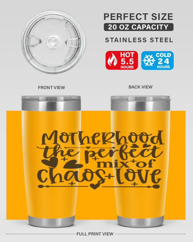 motherhood the perfect chas love 375#- mom- Tumbler