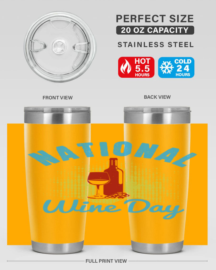 national wine day 126#- wine- Tumbler