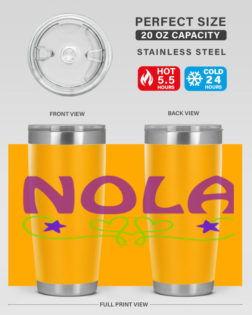 nola 5#- mardi gras- Tumbler