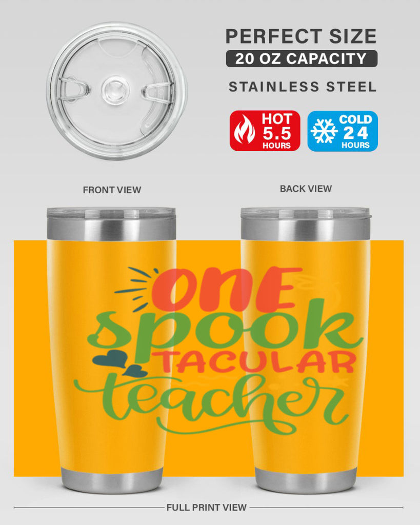 one spook tacular teacher Style 159#- teacher- tumbler