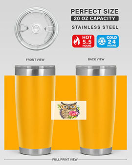 owl 13#- owl- Tumblers