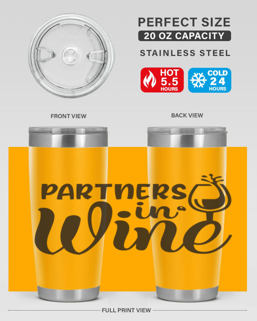 partners in wine 175#- wine- Tumbler