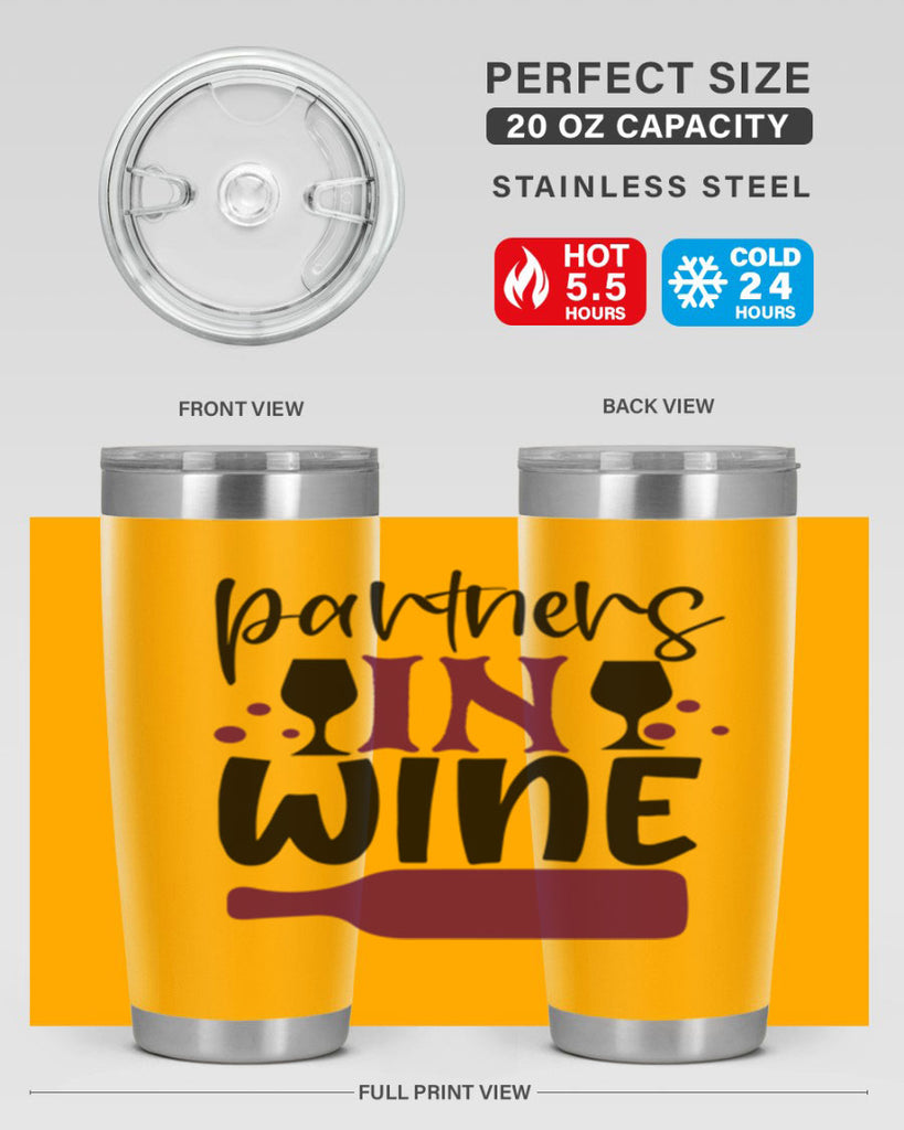 partners in wine 176#- wine- Tumbler