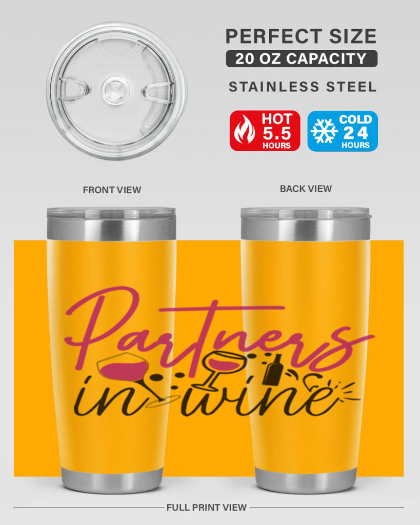 partners in wine 177#- wine- Tumbler