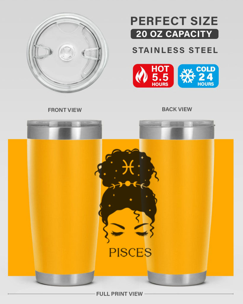 pisces 353#- zodiac- Tumbler