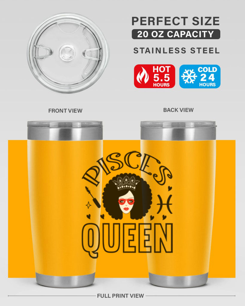 pisces queen 380#- zodiac- Tumbler