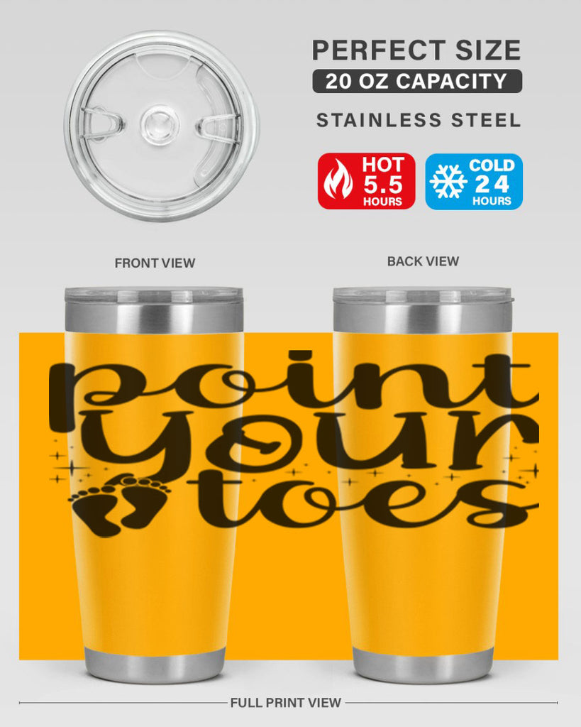 point your toes67#- ballet- Tumbler