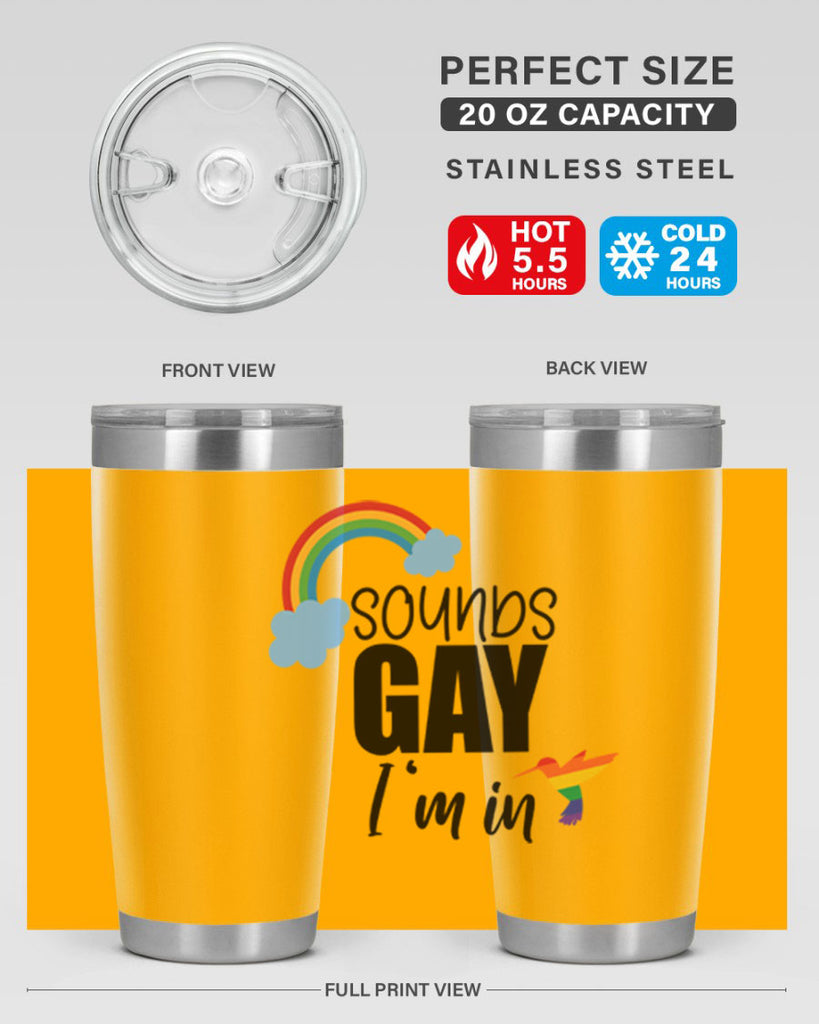 pride sound 45#- lgbt- Tumbler