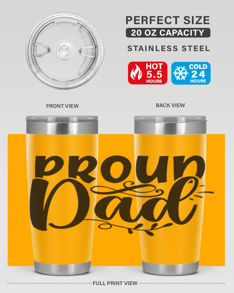 proud dad 71#- dad- Tumbler