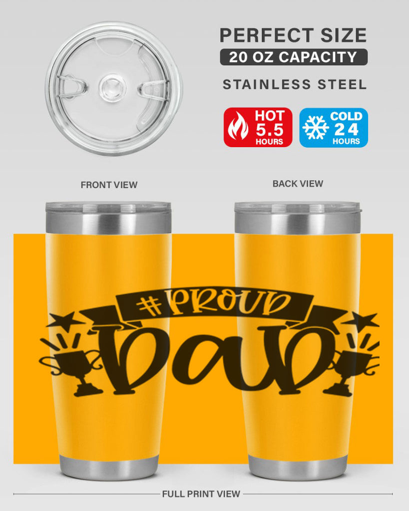 proud dad 75#- fathers day- Tumbler