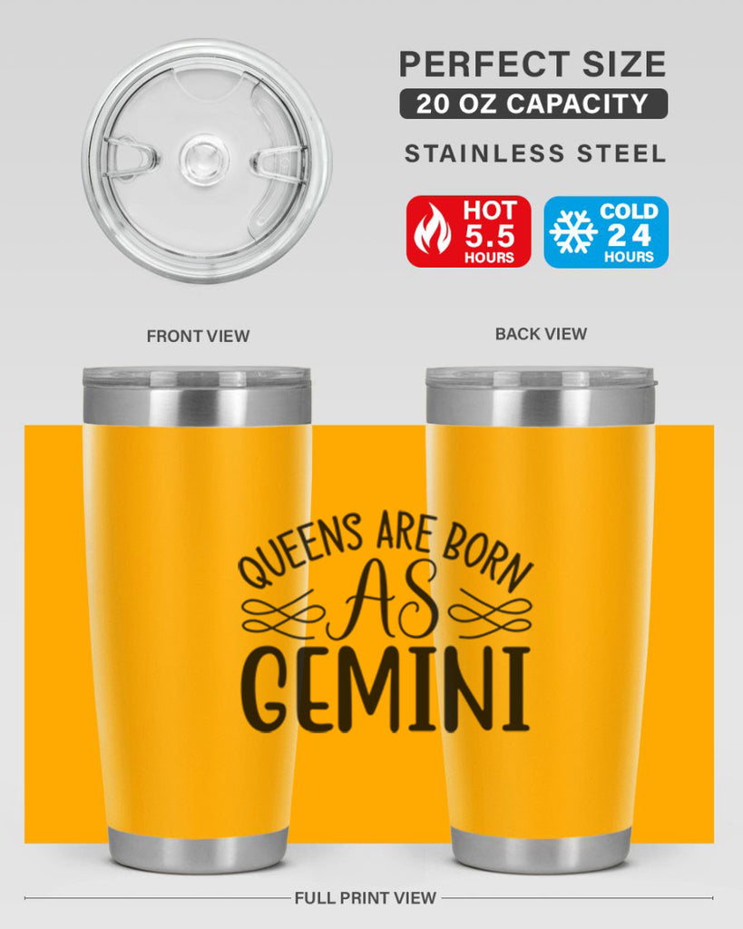 queens are born as gemini 392#- zodiac- Tumbler