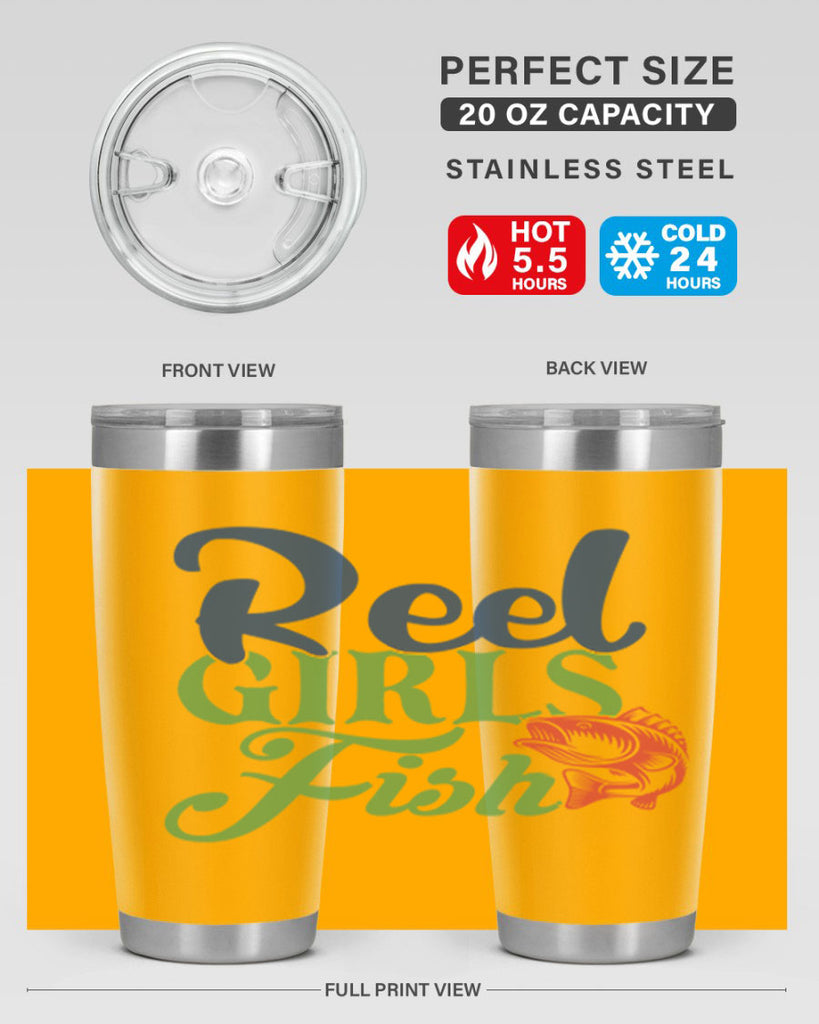 reel girls fish 199#- fishing- Tumbler