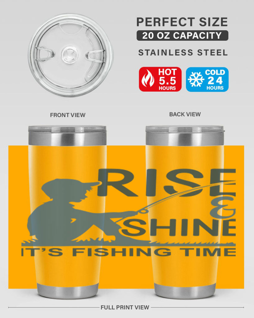 rise shine 41#- fishing- Tumbler