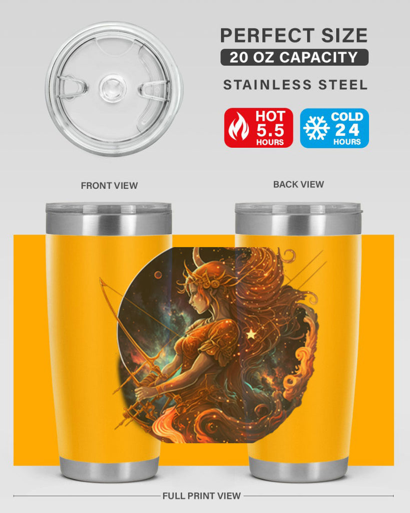sagittarius 417#- zodiac- Tumbler