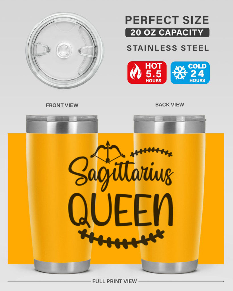 sagittarius queen 413#- zodiac- Tumbler