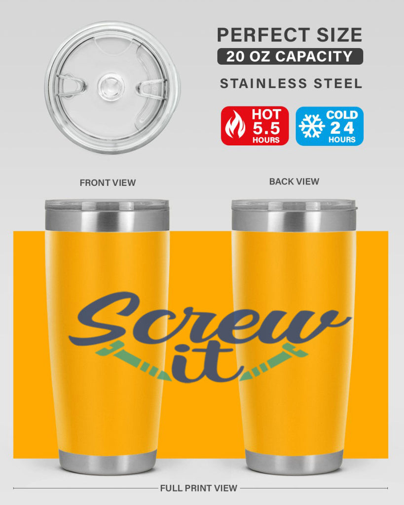 screw it 168#- wine- Tumbler