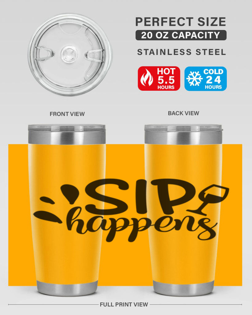 sip happens 162#- wine- Tumbler