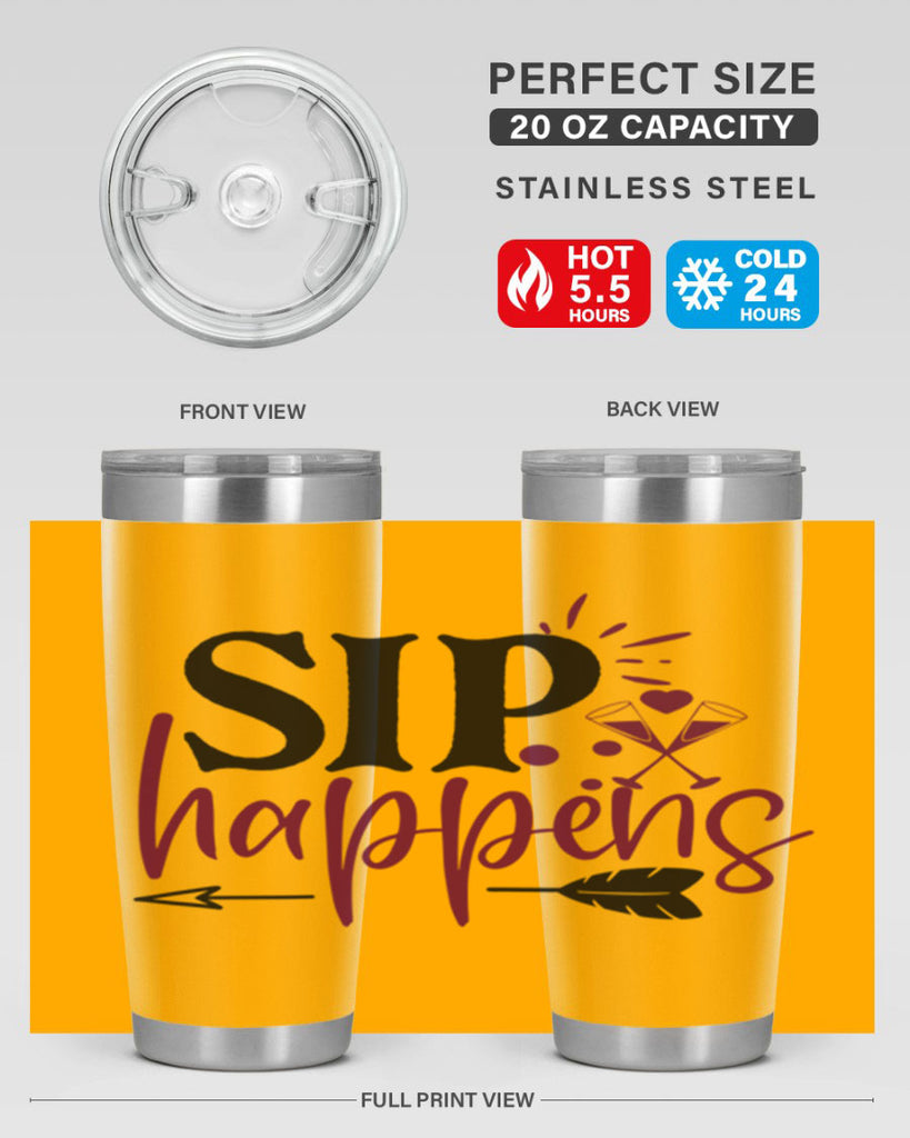 sip happens 164#- wine- Tumbler