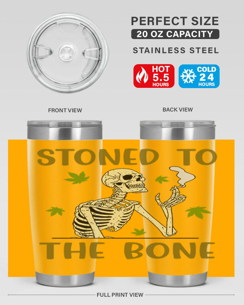 stones to the bone 264#- marijuana- Tumbler