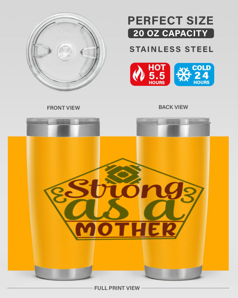 strong as a mother 14#- gym- Tumbler