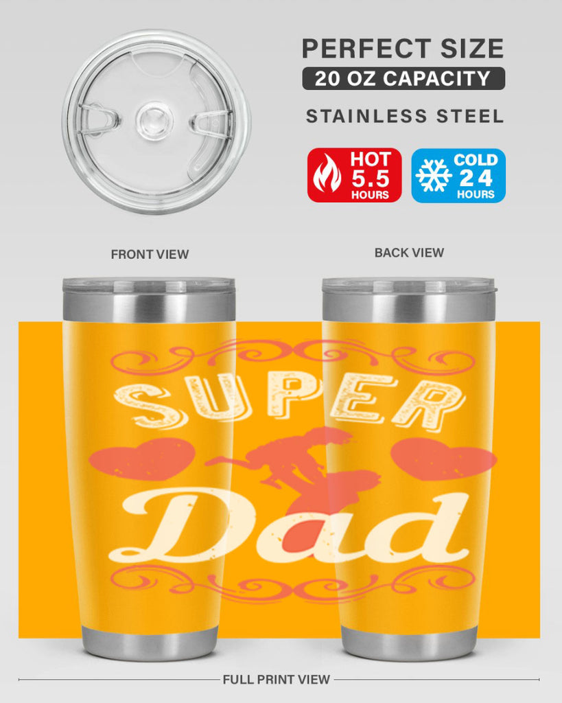 super dad 178#- fathers day- Tumbler