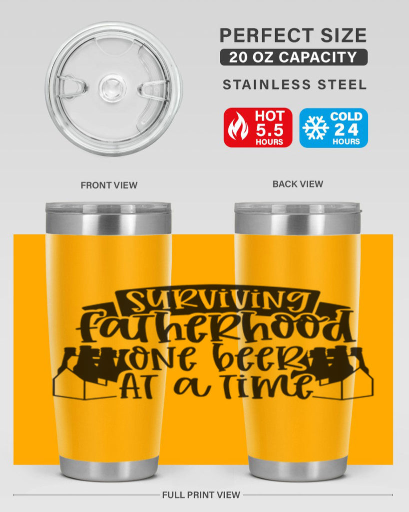surviving fatherhood one beer at a time 19#- fathers day- Tumbler