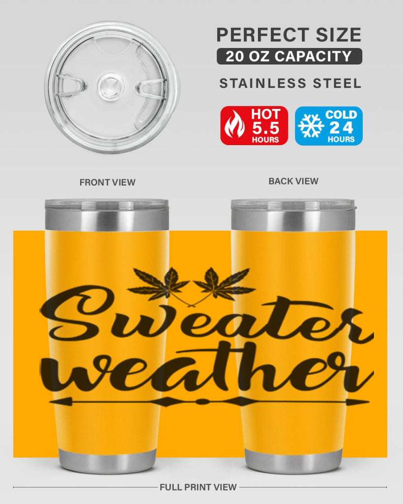 sweater weather 581#- fall- Tumbler