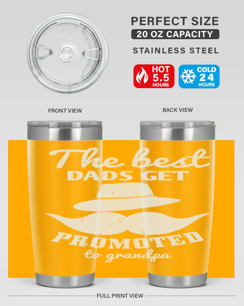 the best dads get promoted 164#- fathers day- Tumbler