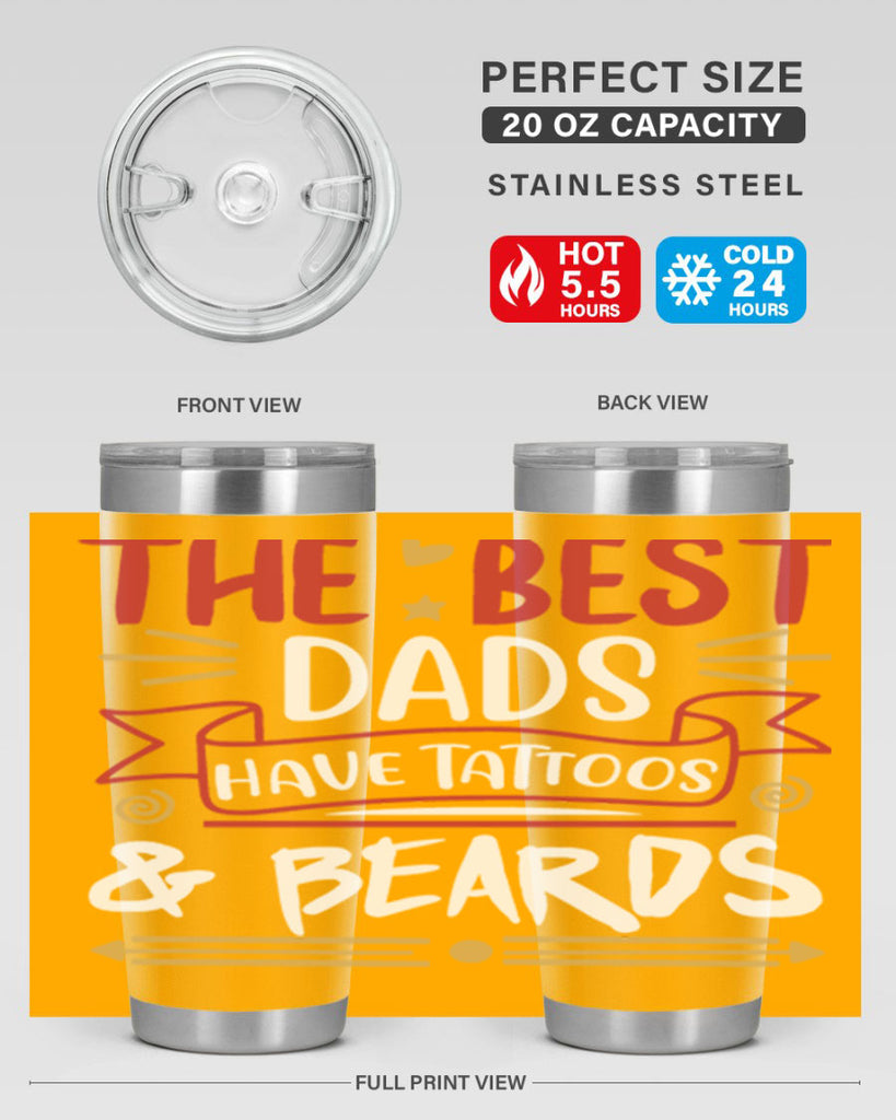 the best dads have tattoos beards 3#- fathers day- Tumbler