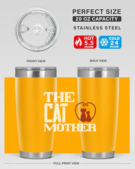 the cat mother Style 117#- cat- Tumbler