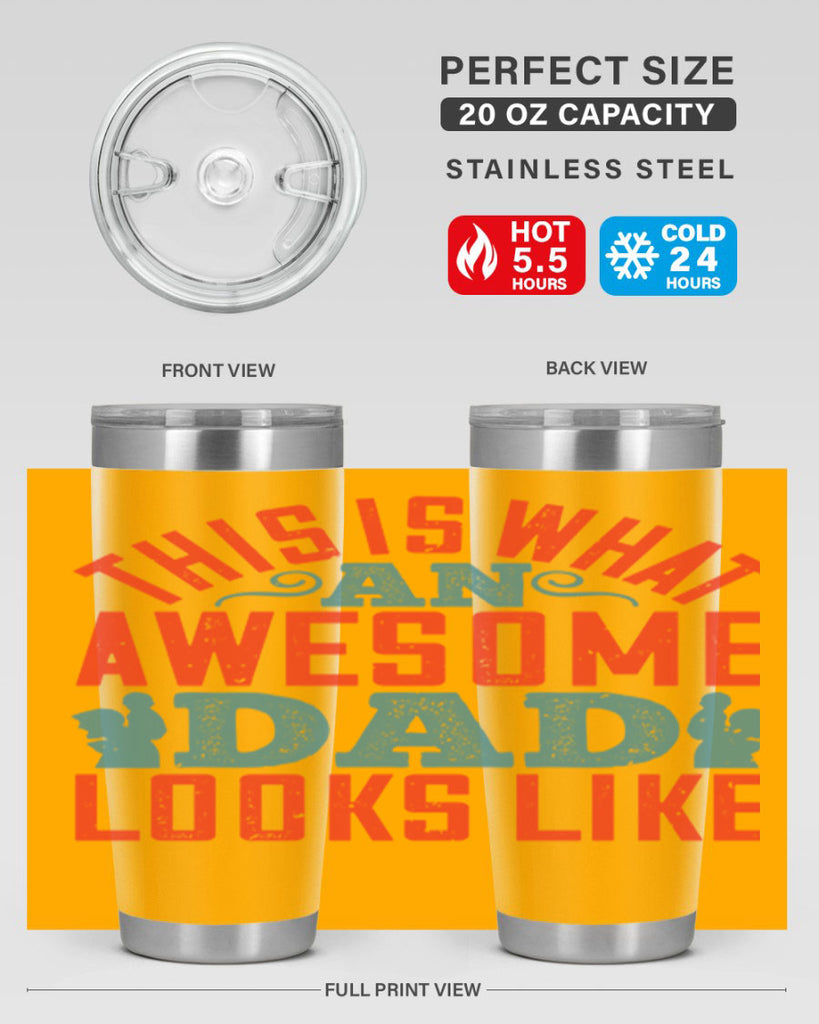 this is what an awesome dad looks like 160#- fathers day- Tumbler
