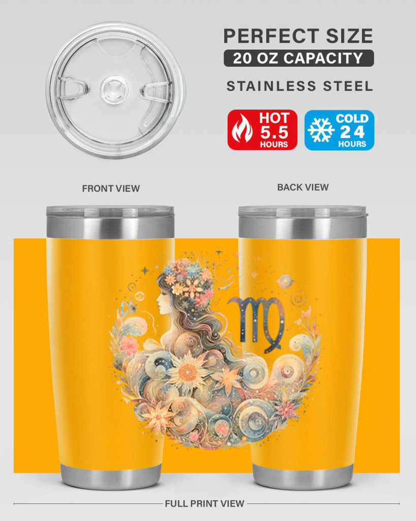 virgo 553#- zodiac- Tumbler