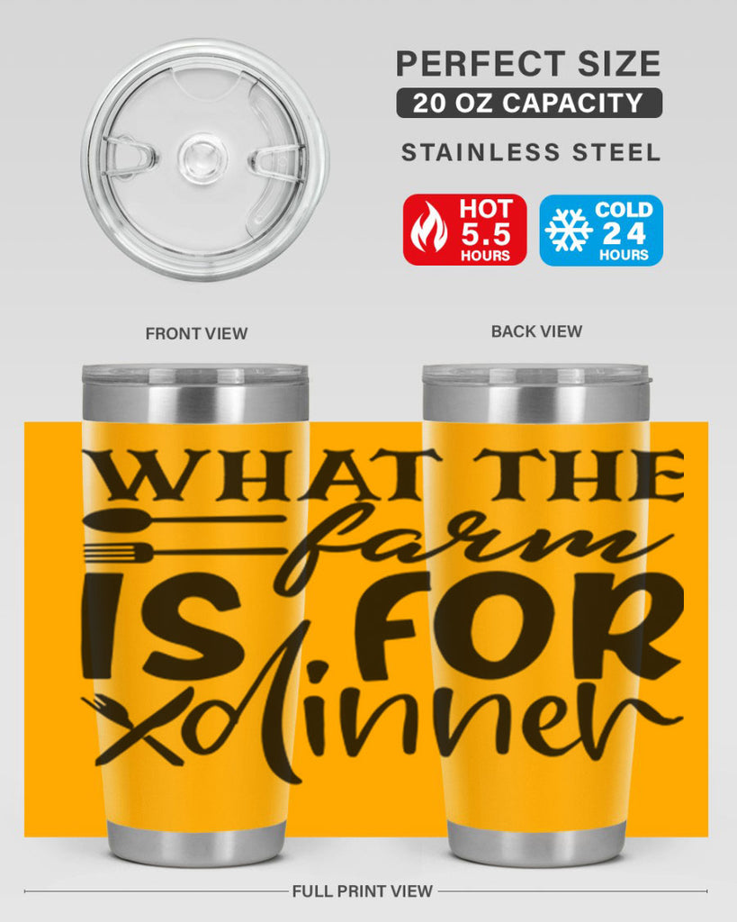 what the farm is for dinner 72#- kitchen- Tumbler