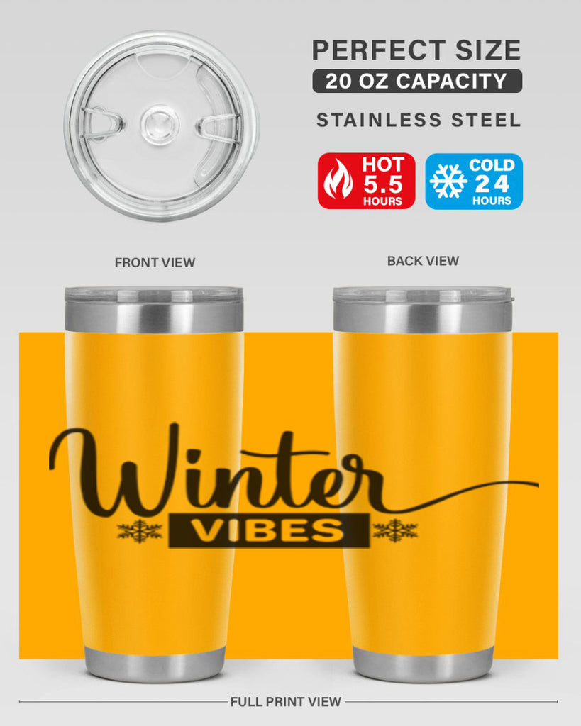 winter vibes 544#- winter- Tumbler