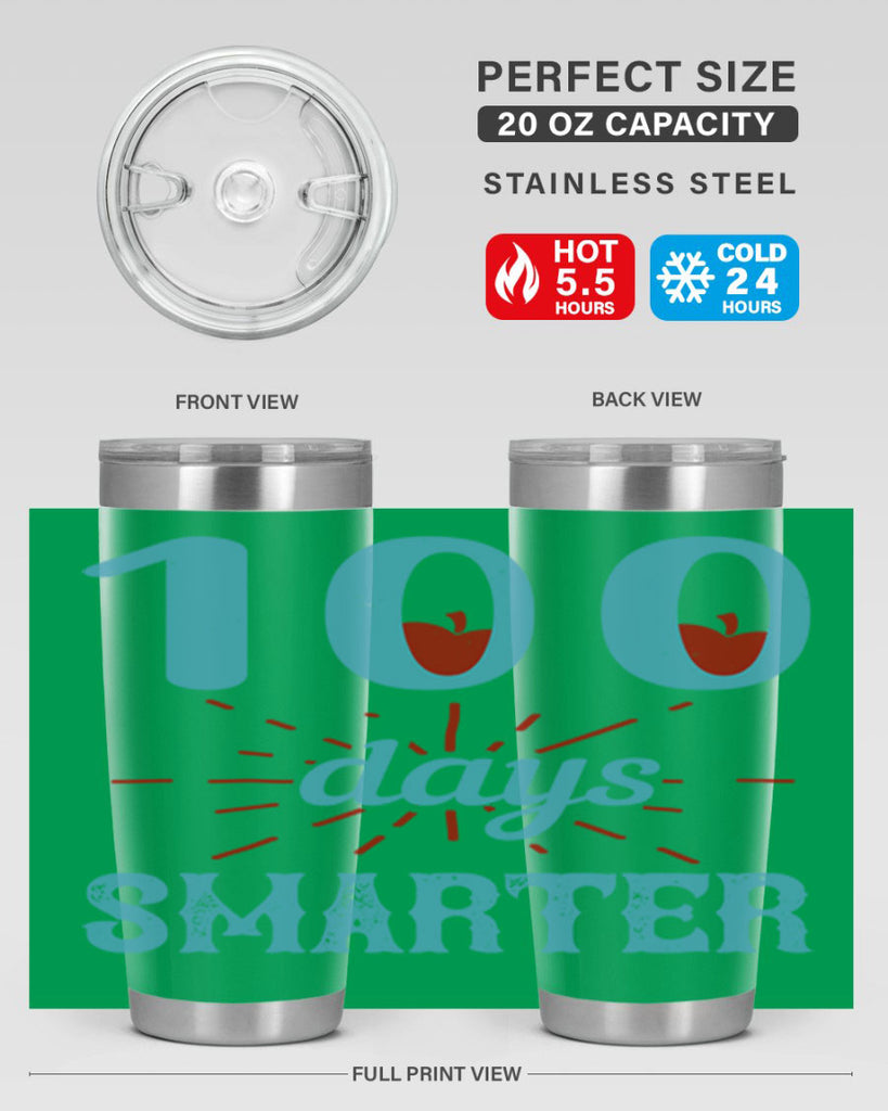 7 days smarter 47#- 100 days of school- Tumbler