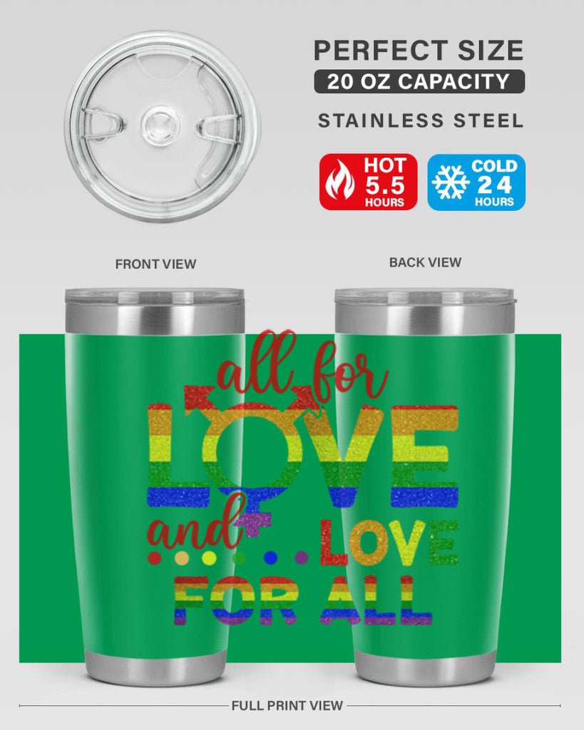 All For Love Love For All Lgbt Design 45#- lgbt- Tumbler