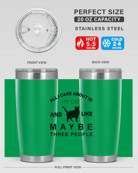 All I Care About is Style 26#- cat- Tumbler