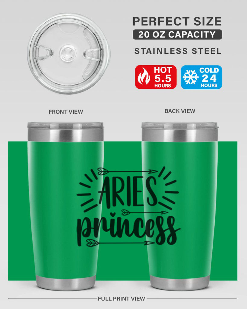 Aries princess 115#- zodiac- Tumbler