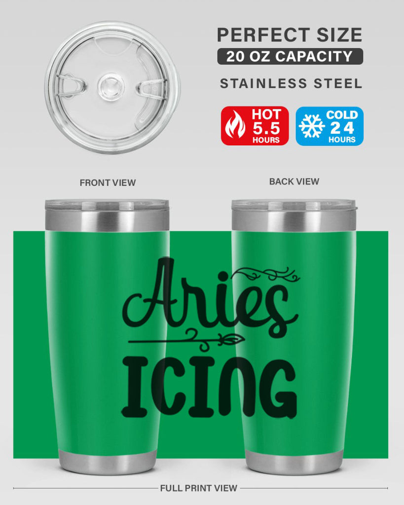 Ariesicing 106#- zodiac- Tumbler