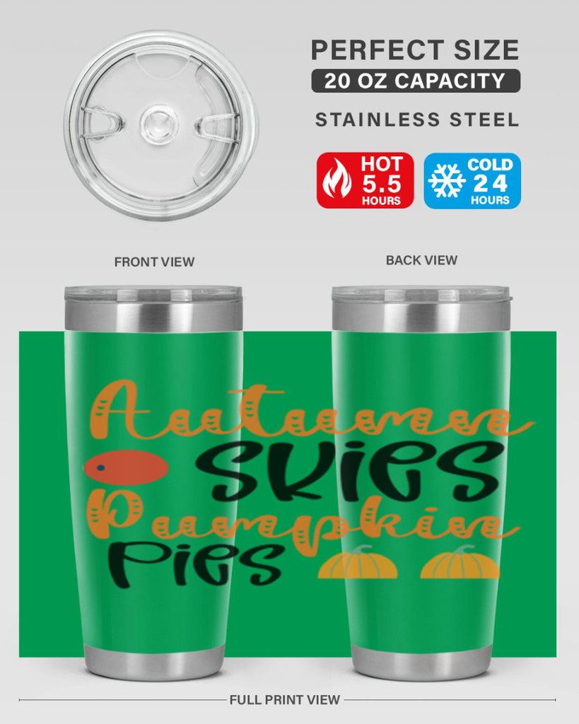 Autumn Skies Pumpkin Pies 30#- fall- Tumbler